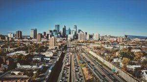 The view of Minneapolis