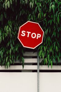 Stop sign - what items are not allowed in self storage?