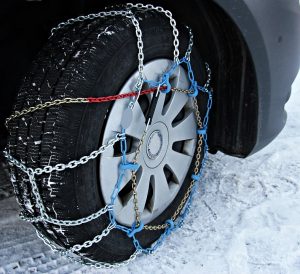 You should get winter tires and snow chains during the winter, to protect yourself and people around you.