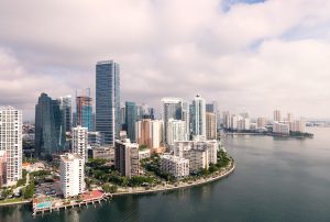 Top places people are moving to for jobs- Miami skyline