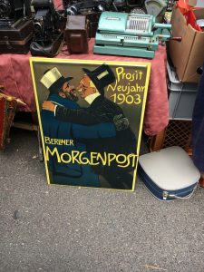 a poster at the yard sale