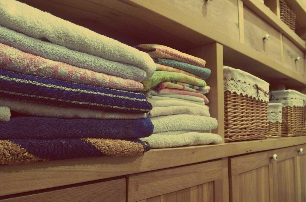 Towels on Rack