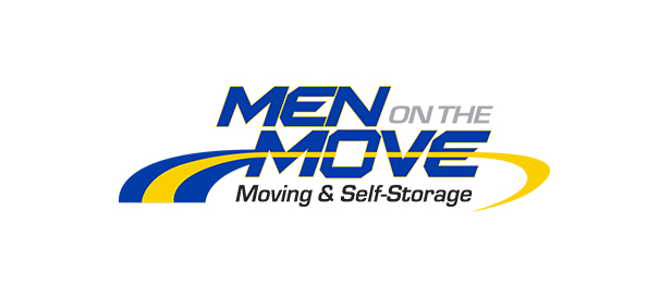men on the move moving & storage company logo