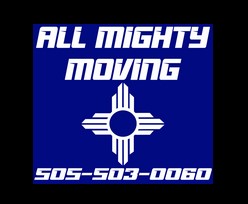 All Mighty Moving company logo