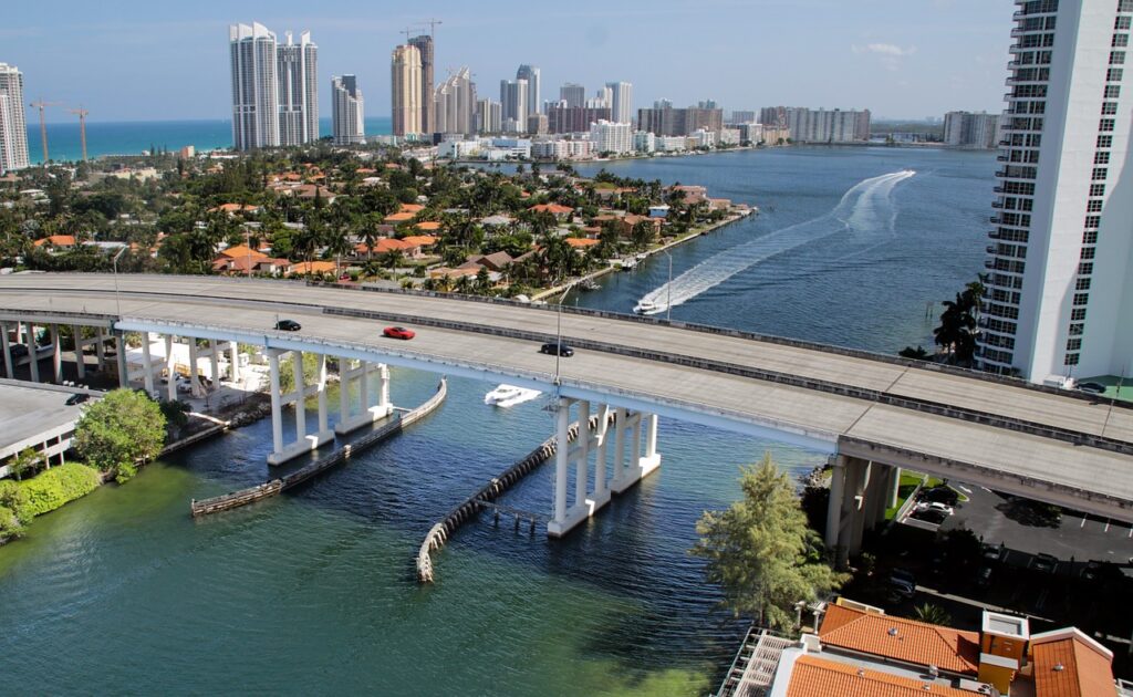 A bridge in Miami
