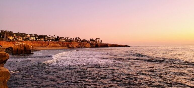The beautiful beaches of San Diego are a good reason for moving from Florida to California.